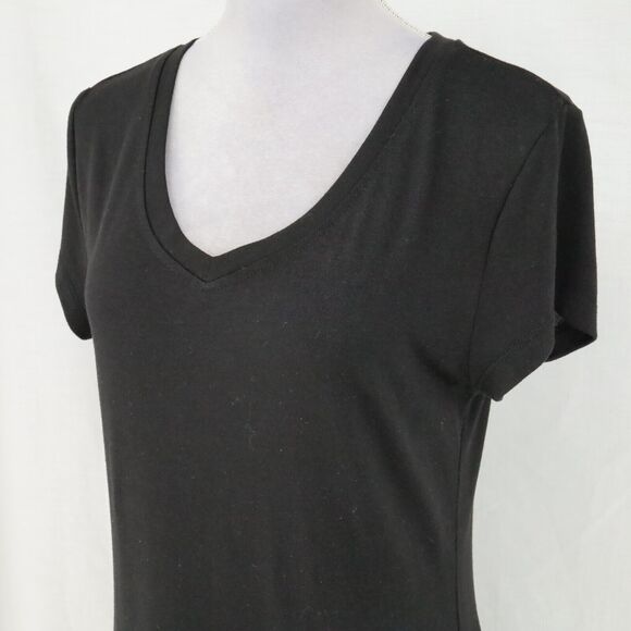 Marc New York Dress Womens Medium Black Stretch Knit T-shirt Casual Pullover - Picture 8 of 14